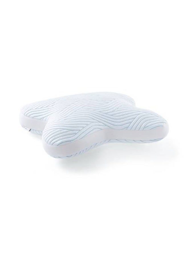 TEMPUR Ombracio SmartCool Pillow – Made with TEMPUR® Material with Cooling Technology – Specifically Designed for Stomach Sleepers – Neck & Shoulder Support – Pressure Relief & Comfortable Sleep – 50x60 cm - Image 1